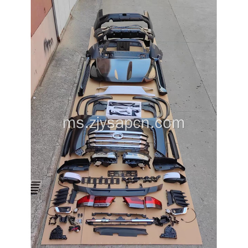 LC300 1: 1 Bodykit naik taraf untuk 2008-2021 LC200